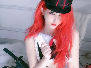 【ネットレッドコーザー写真】アニメブロガーオレンジオレンジよ-赤い髪