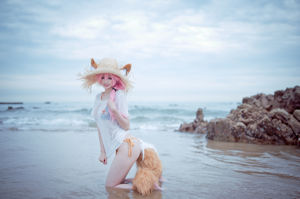 [인터넷연예인 COSER 사진] 저우지, 귀여운 토끼 샤오위 수영복