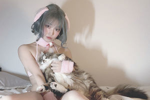 [Cosplay] Blogger di anime Cheche Celia - Biancheria intima di coniglio