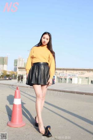 Lin Xiaoya "Falda de cuero y seda de cerdo" [Fotografía Nasi] NO.112