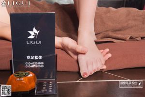 Model YOYO "Jedwabny masaż stóp" [丽 柜 LiGui] Zdjęcie pięknych nóg i nefrytowych stóp
