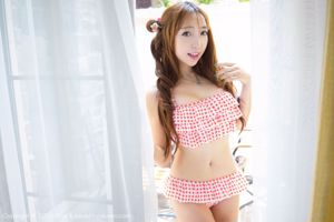 Huang Xinyuan "Sanya Travel Shooting" Bikini Renda + Seri Pantai [MiStar] Vol.015