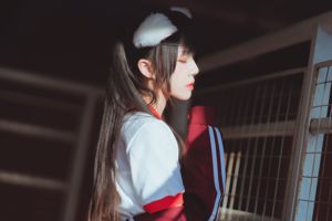 Sakura Momao "Fato de ginástica vermelho" [COSPLAY Beauty]