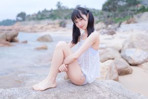 [Beauty Coser] Mu Mianmian OwO "Bikini blanc au bord de la mer"