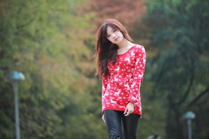 Kecantikan Taiwan Xia Hanzhi / Olivia Rabbit "Tamasya Segar dan Indah" Foto Gambar
