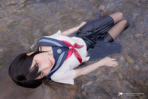 [Cosplay-Foto] Xiao Ding "Fantasy Factory" - 2020.07 Maid JK Dead Pool Water