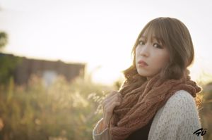 Li Eun-hye, an innocent Korean girl, "Sunset" is beautiful