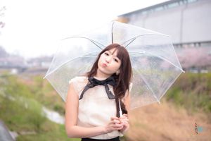 Ли Жэньхуэй "Серия маленьких свежих зонтиков", набор фотографий